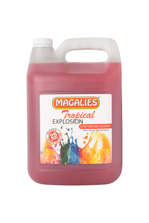 5L TROPICAL EXPLOSION DRINK CONCENTRATE- MAKES 25L