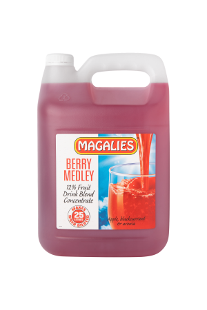 5L BERRY MEDLEY DRINK CONCENTRATE- MAKES 25L