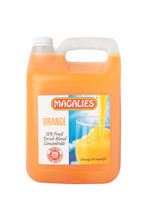 5L ORANGE DRINK CONCENTRATE- MAKES 25L