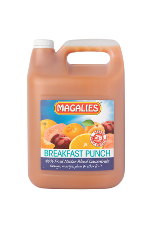 5L BREAKFAST PUNCH NECTAR CONCENTRATE- MAKES 25L