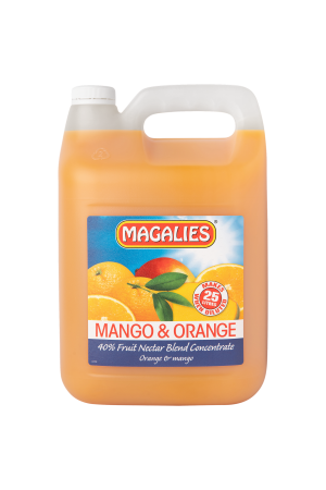 5L MANGO & ORANGE NECTAR CONCENTRATE- MAKES 25L