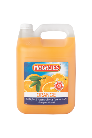 5L ORANGE NECTAR CONCENTRATE- MAKES 25L