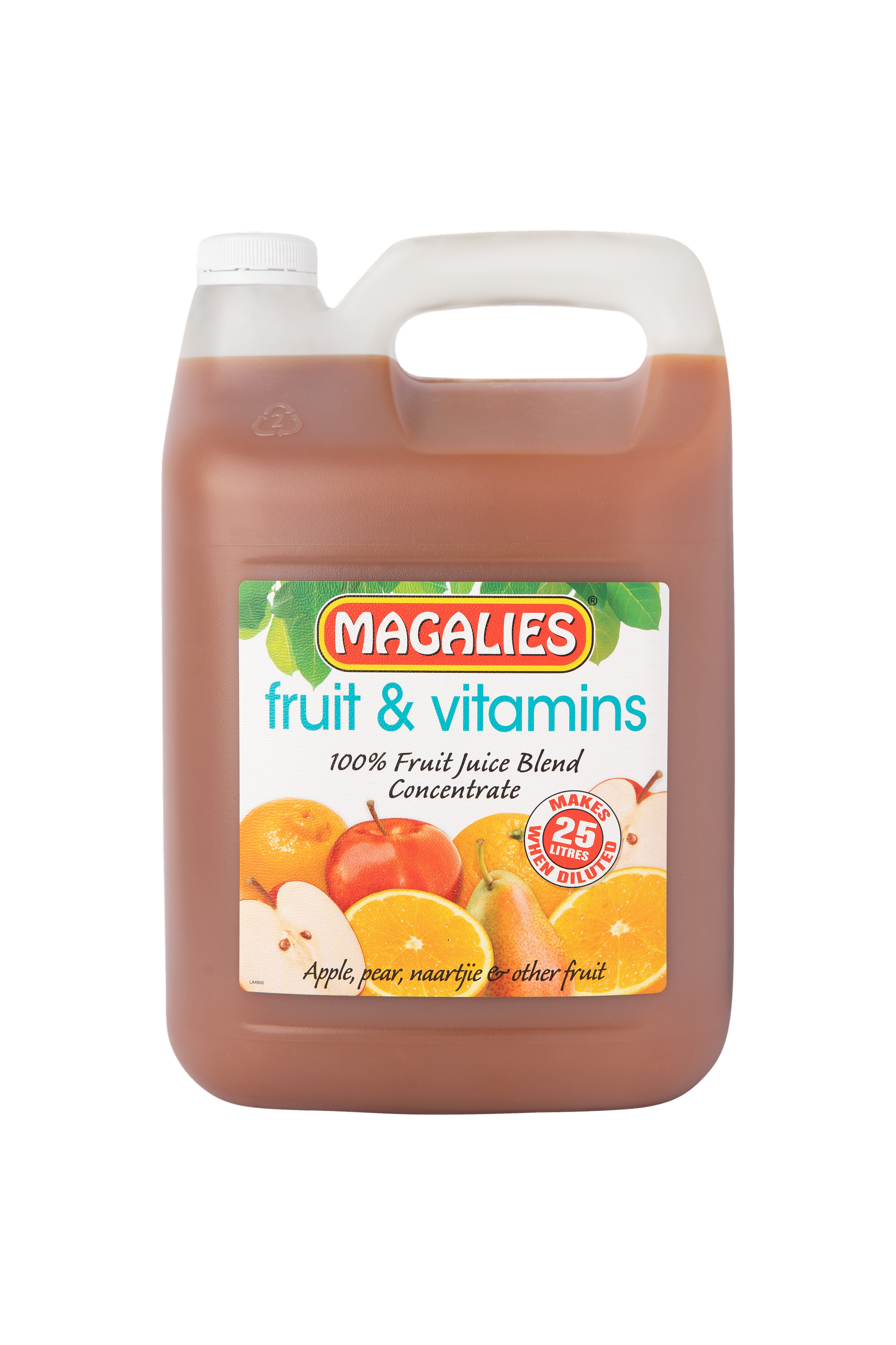 5L FRUIT & VITAMINS 100% CONCENTRATE- MAKES 40L