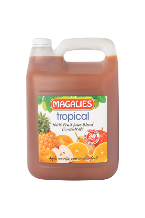 5L TROPICAL 100% CONCENTRATE- MAKES 40L