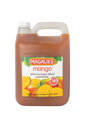 5L MANGO 100% CONCENTRATE- MAKES 40L