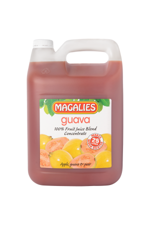 5L GUAVA 100% CONCENTRATE- MAKES 40L